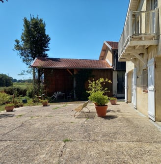 chantelevent-maison-pompignac-gironde-façade-sud + dépendance