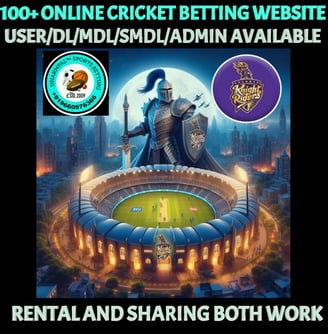 IPL 2025 CRICKET BETTING ID /MASTER ID / SUPER MASTER ID /SUB-ADMIN/ADMIN ID /AGENT ID/PANEL ID AVAI