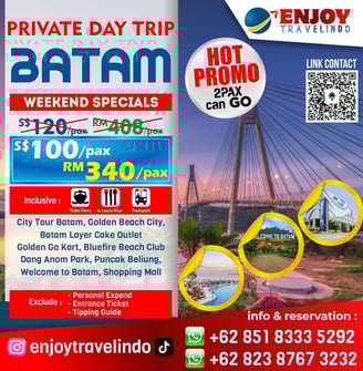 tour operator for batam tour, bintan tour, kepri tour, snorkeling, diving, cycling, cheap tour
