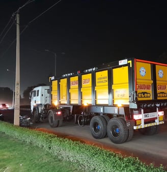 Heavy-duty Tip Trailer with reinforced chassis and tipping mechanism by MS Engineering Works – ideal
