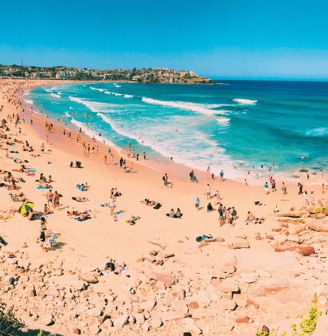Bondi Beach, featured on MyTripJunction.com travel blog.