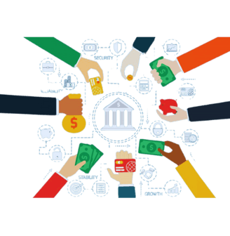 a group of people holding hands with the word stop smoking