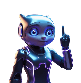 a catwoman in a cat suit pointing at something