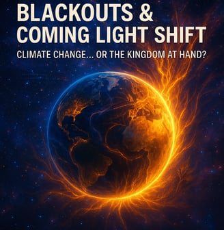 A powerful digital image showing a massive solar flare erupting from the Sun, casting intense orange