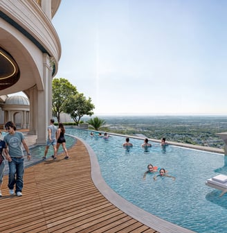 The Bliss Condominium swimming pool