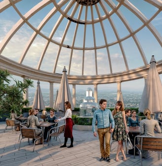 The Bliss Condominium roof top