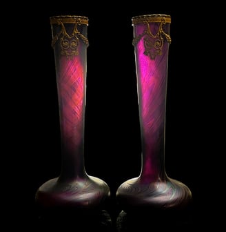 Paire de vases Loetz