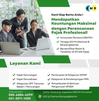 Jasa Konsultan Pajak Profesional di Bekasi - Hubungi SMR Konsultan Pajak