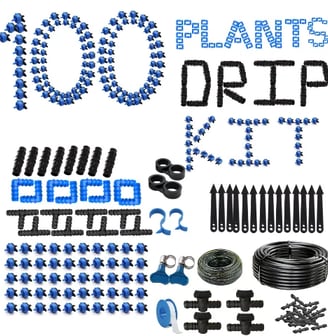 irrigator drip irrigation kit for 100 plants