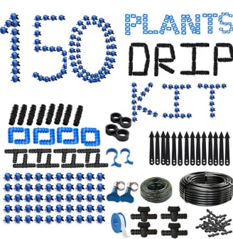 irrigator drip irrigation kit for 150 plants