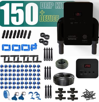 buy irrigator bundle repeater Timer with 150 Plants Drip Kit