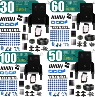 irrigator drip irrigation kit free with wifi garden timer plants 16mm pipe 4mm pipe stack