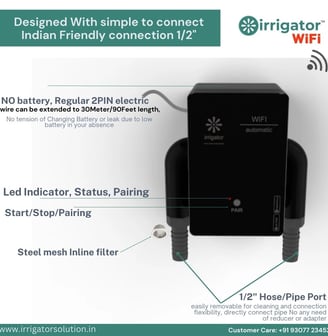 irrigator wifi garden timer connection diagram