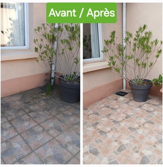 nettoyage de terrasse