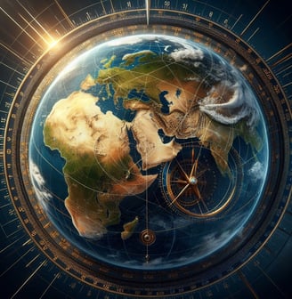 Un globe terrestre
