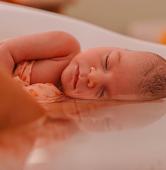 bain bébé enveloppé loire