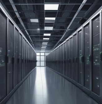 a server rack with many different types of servers