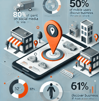 Statistiques de recherche locale des mobinautes. Crédit image C. Crockey