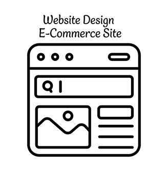 a logo for website design e-commerce sites