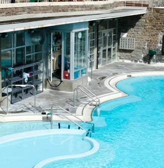 Banff Upper Hot springs, featured on MyTripJunction.com travel blog.