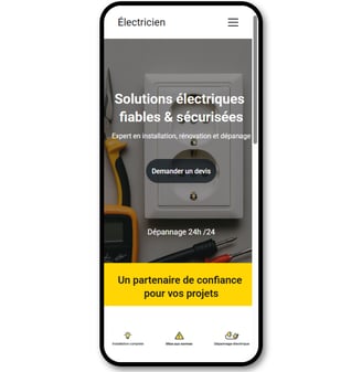 a phone screen showing a picture of a phone with a picture of a electrical outlet