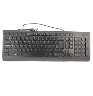 Original Lenovo Slim USB Keyboard Quiet, low-profile keys for a smooth and comfortable typing
