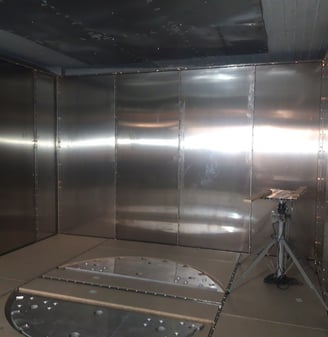 RF Cage under construction
