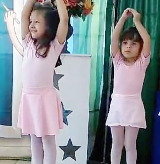 aula de ballet escola recanto infantil curumim.