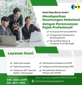 Jasa Konsultan Pajak Profesional di Bekasi - Hubungi SMR Konsultan Pajak