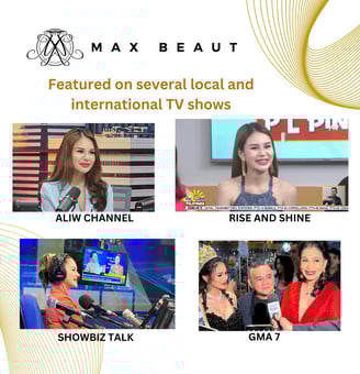 Max Beaut - Featured on several local and international TV Shows