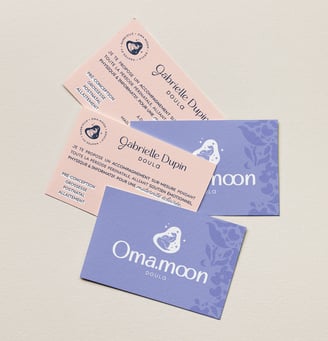 cartes de visite Omamoon Doula