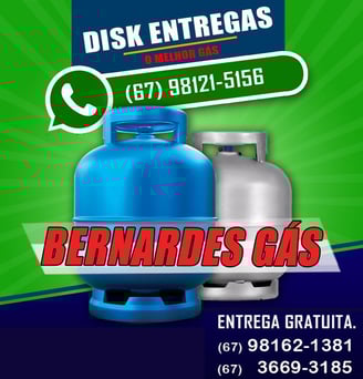 Bernardes Gás, revenda de gás em Paranaíba Vitrine