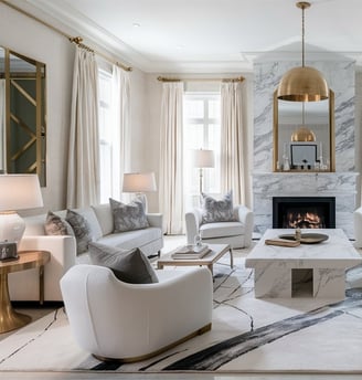 a bedroom with a bed and a chair