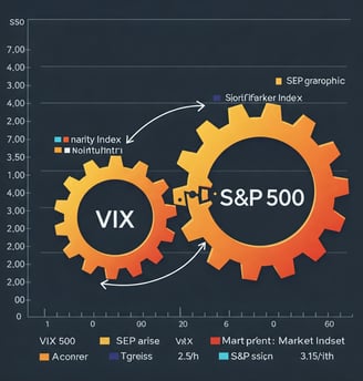 Relação entre VIX e S&P 500 para operações estratégicas