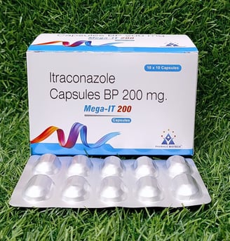 Itaconazole Capsules BP 200mg (Mega-IT 200)