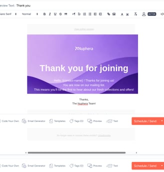 sendfox templates