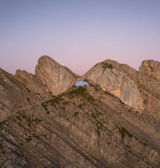 le trou de la mouche aravis lever de soleil