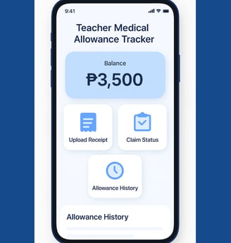 Teacher Medical Allowance Tracker