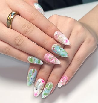 fake nails suitable for various social occasions great for nails salon,DIY home #nails art