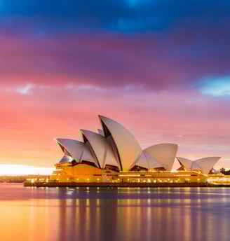 The sydney opera house
