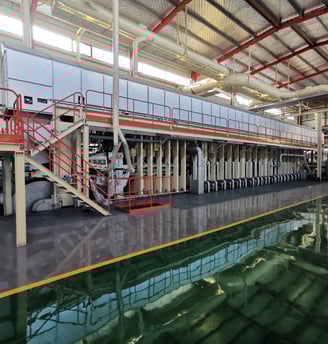 Continuous Press to manufacture MDF, PB and uses Stainless steel belt