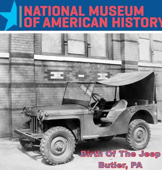 The Birth of The Butler Jeep black & white Image