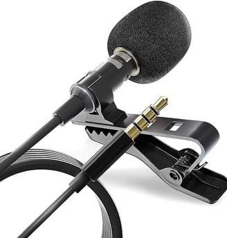 a microphone and microphone with a microphone attached to it