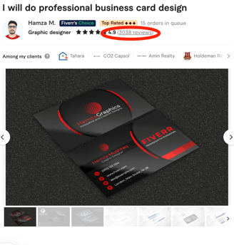 a business card with a business card holder