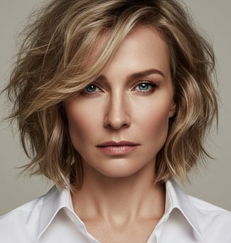 a woman with a white shirt and a white shirt