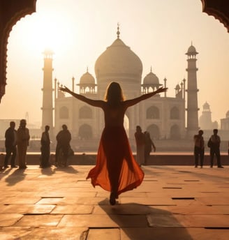 Beauty of Taj Mahal, featured on MyTripJunction.com travel blog.