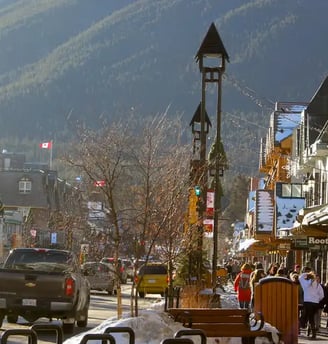 Banff Town, featured on MyTripJunction.com travel blog.
