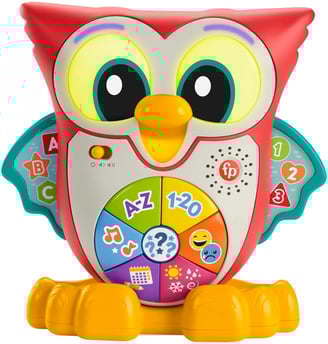 Fisher-Price Jouet Linkimals Élisabeth la Chouette Interactive
