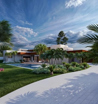 Projeto residencial moderno em Monte Mor - Aborin Arquitetura