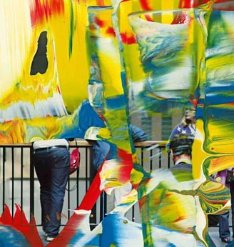 obra do artista Gerhard Richter ano, 2023